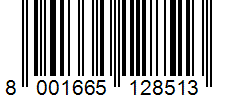 Barcode 8001665128513