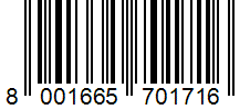 Barcode 8001665701716