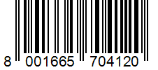 Barcode 8001665704120