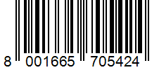 Barcode 8001665705424