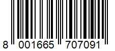 Barcode 8001665707091