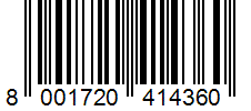 Barcode 8001720414360