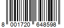 Barcode 8001720648598