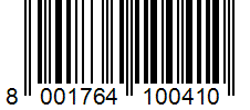 Barcode 8001764100410