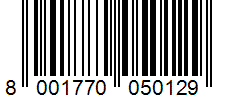 Barcode 8001770050129