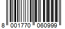 Barcode 8001770060999