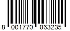 Barcode 8001770063235
