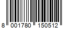 Barcode 8001780150512