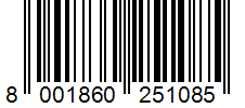 Barcode 8001860251085