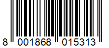 Barcode 8001868015313