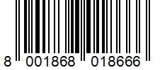 Barcode 8001868018666