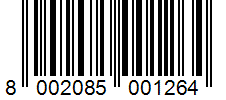 Barcode 8002085001264