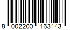 Barcode 8002200163143