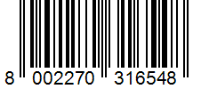 Barcode 8002270316548