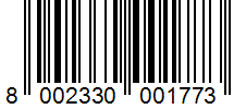 Barcode 8002330001773