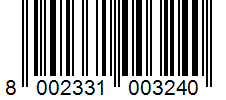 Barcode 8002331003240