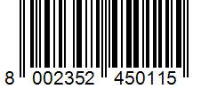 Barcode 8002352450115