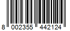 Barcode 8002355442124