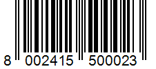 Barcode 8002415500023