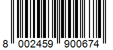 Barcode 8002459900674