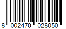 Barcode 8002470028050