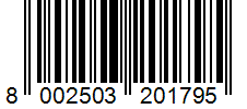 Barcode 8002503201795