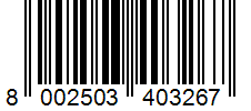 Barcode 8002503403267