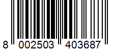 Barcode 8002503403687