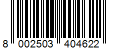 Barcode 8002503404622