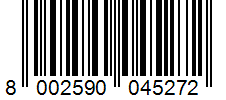 Barcode 8002590045272