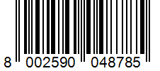 Barcode 8002590048785