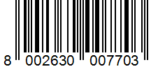 Barcode 8002630007703