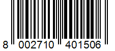 Barcode 8002710401506