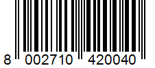 Barcode 8002710420040