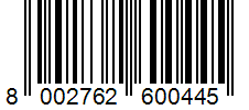 Barcode 8002762600445