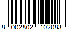 Barcode 8002802102083
