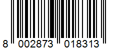 Barcode 8002873018313