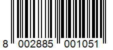 Barcode 8002885001051