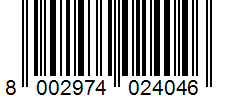 Barcode 8002974024046