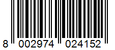 Barcode 8002974024152