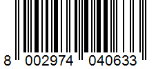 Barcode 8002974040633