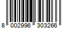 Barcode 8002996303266