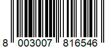 Barcode 8003007816546