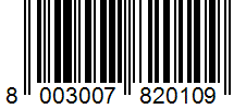 Barcode 8003007820109