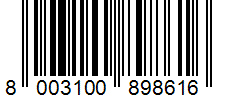 Barcode 8003100898616