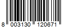 Barcode 8003130120671