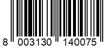 Barcode 8003130140075