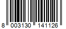 Barcode 8003130141126