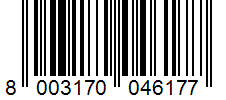 Barcode 8003170046177