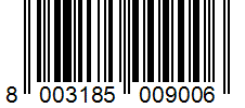Barcode 8003185009006